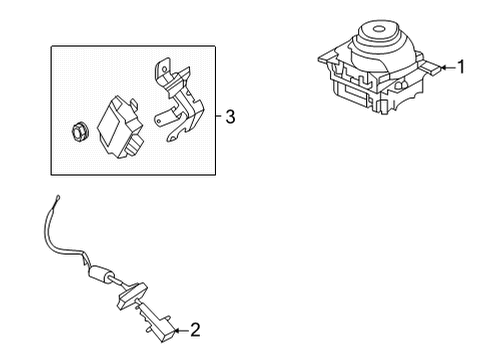 Ford KT4Z-7D246-Y Shift Control Cable