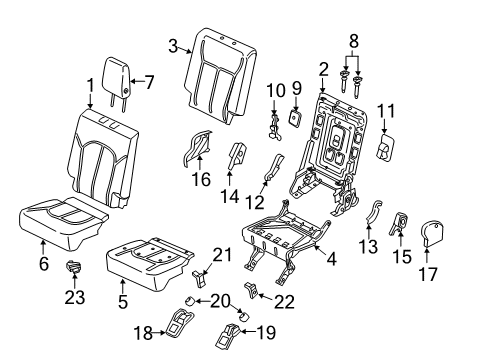 2021 Lincoln Navigator Third Row Seats Diagram