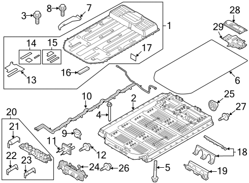 2022 Ford Mustang Mach-E Battery Diagram