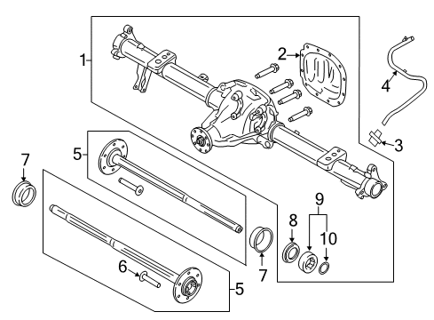 2019 Ford F-150 Rear Axle Diagram