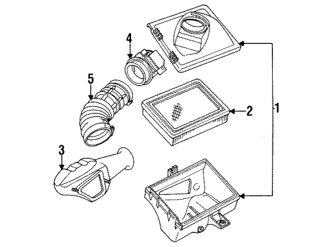 1992 Ford Taurus Air Intake Diagram