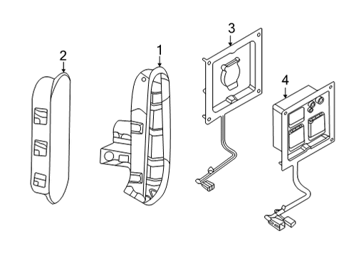 2022 Ford F-150 Electrical Components - Pick Up Box Diagram