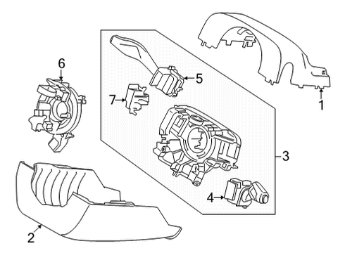 2021 Lincoln Nautilus Switches Diagram