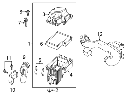 2017 Ford Transit-150 Air Intake Diagram