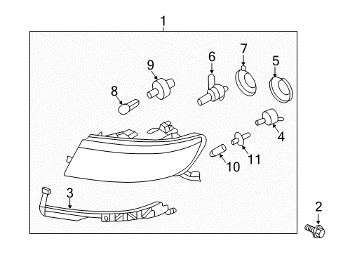 2006 Lincoln Zephyr Bulbs Diagram