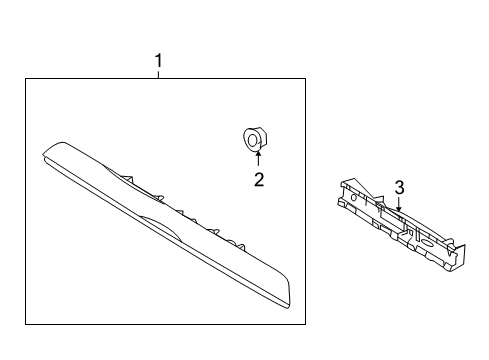 2011 Ford Fusion High Mount Lamps Diagram