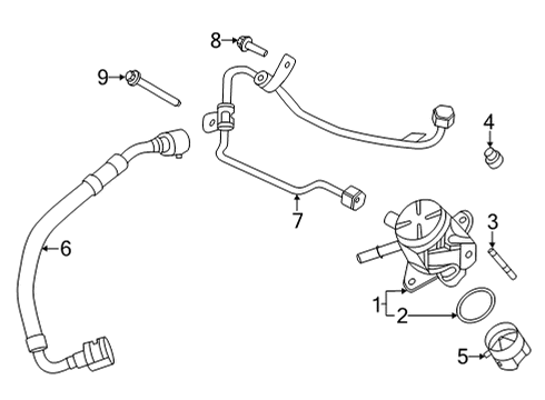 2022 Ford F-150 Fuel Supply Diagram