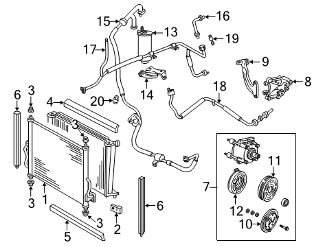 2004 Ford Freestar Accumulator Diagram for 6F2Z-19C836-AB