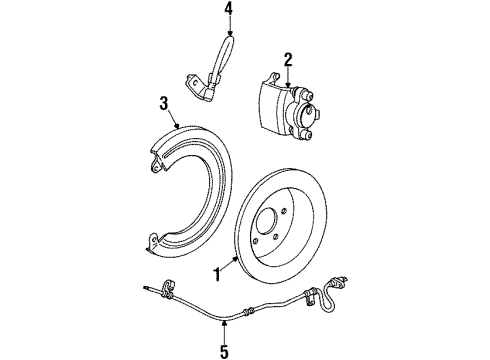 1998 Lincoln Town Car Anti-Lock Brakes Diagram