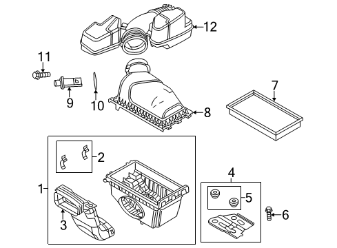 2011 Ford Explorer Air Intake Diagram