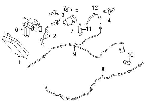 2009 Ford Expedition Auto Leveling Components Diagram