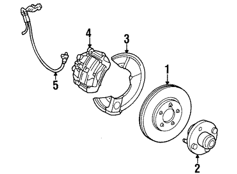 1992 Ford Taurus Front Brakes Diagram