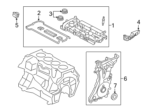 2021 Lincoln Corsair Valve & Timing Covers Diagram