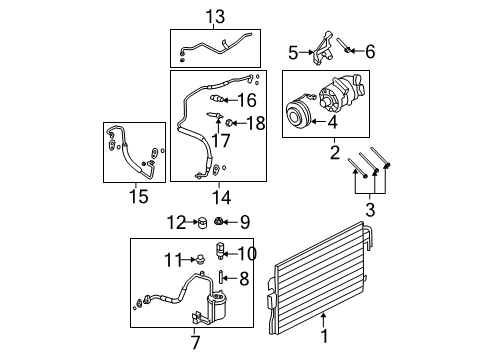 2010 Ford Escape Compressor Diagram for BM6Z-19703-A