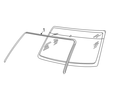 2007 Mercury Mountaineer Reveal Moldings Diagram