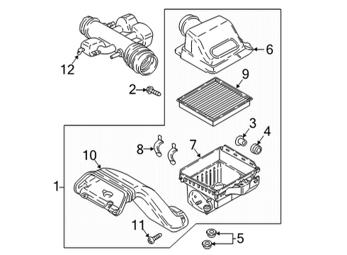 2022 Ford F-150 Air Intake Diagram