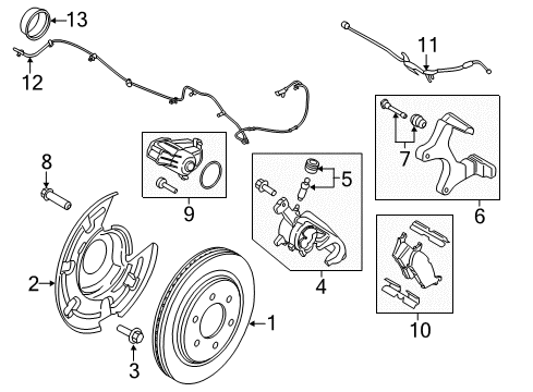 2019 Ford F-150 Anti-Lock Brakes Diagram