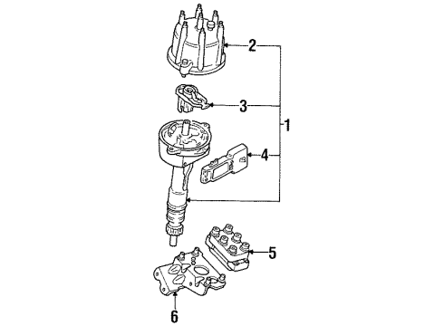 1992 Ford Taurus Distributor Diagram