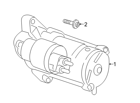 2023 Ford Transit-150 Starter Diagram