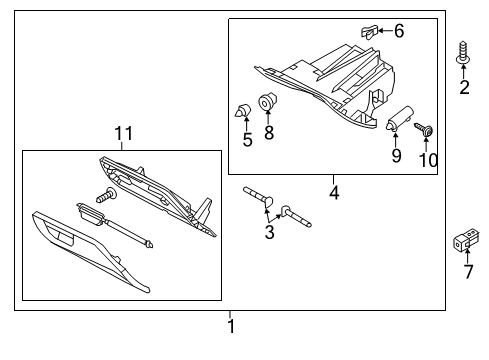 2015 Ford Focus Glove Box Diagram