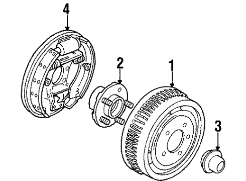1999 Mercury Sable Rear Brakes Diagram