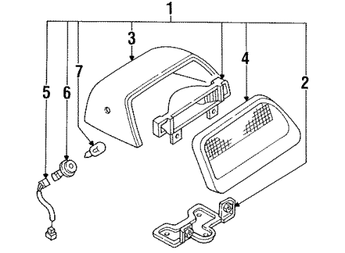 1992 Ford Escort Bulbs Diagram