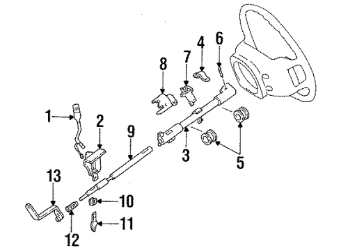 1995 Ford Aerostar Housing & Components Diagram