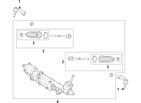 2022 Ford F-150 Steering Column & Wheel, Steering Gear & Linkage Diagram