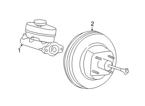 1994 Ford E-250 Econoline Pressure Metering Valve Diagram for E4TZ-2B257-F