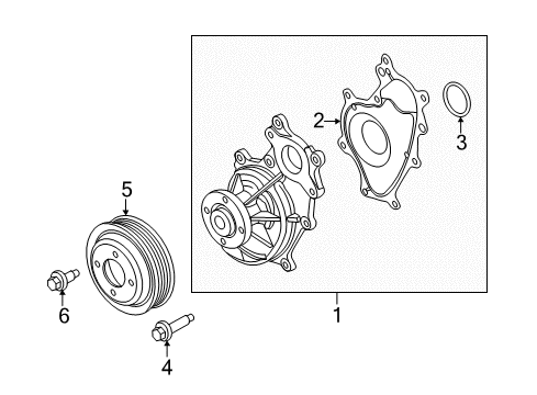 2017 Ford Mustang Water Pump Diagram