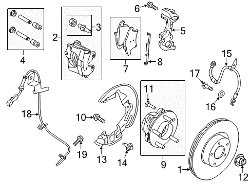 2017 Ford Fusion Modulator Valve Diagram for KG9Z-2C215-C