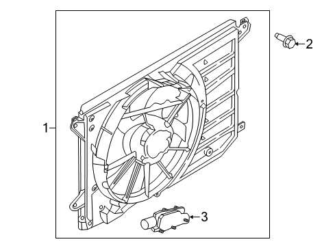 2014 Ford Fusion Cooling System, Radiator, Water Pump, Cooling Fan Diagram