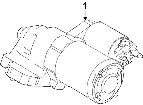 2010 Mercury Milan Starter Diagram