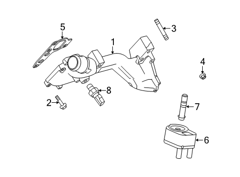 2013 Ford E-250 Oil Cooler Diagram