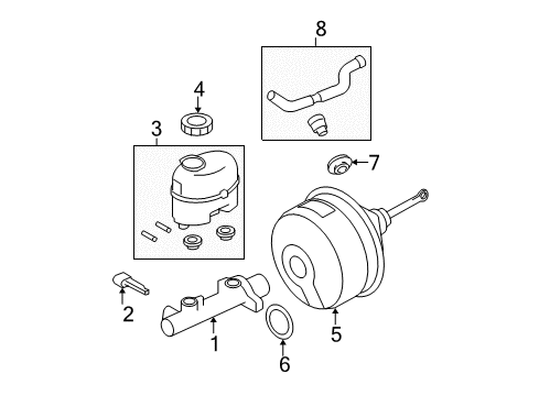2008 Ford F-150 Dash Panel Components Diagram