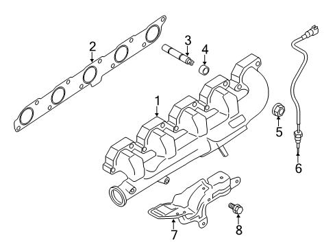 2017 Ford Transit-150 Exhaust Manifold Diagram