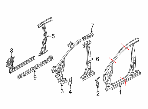 2019 Ford Fiesta Aperture Panel Diagram