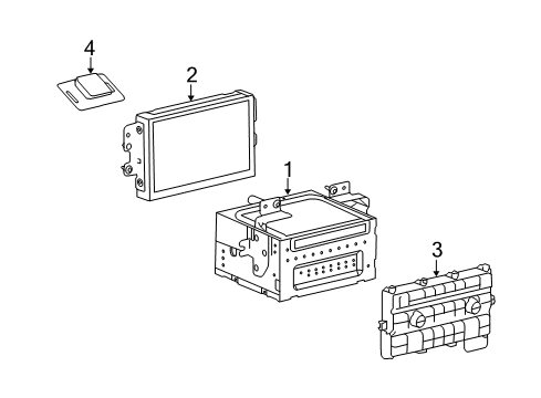 2017 Ford Flex Navigation System Components Diagram