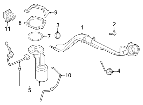 2023 Ford F-250 Super Duty Fuel Supply Diagram