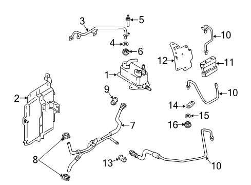 2018 Ford Fusion Trans Oil Cooler Diagram