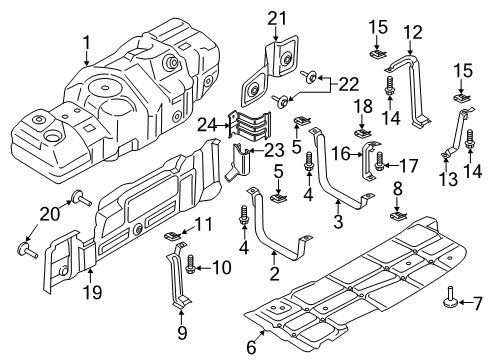 2018 Ford F-250 Super Duty Fuel Supply Diagram
