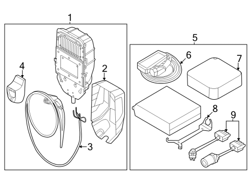 2022 Ford Mustang Mach-E Electrical Components Diagram