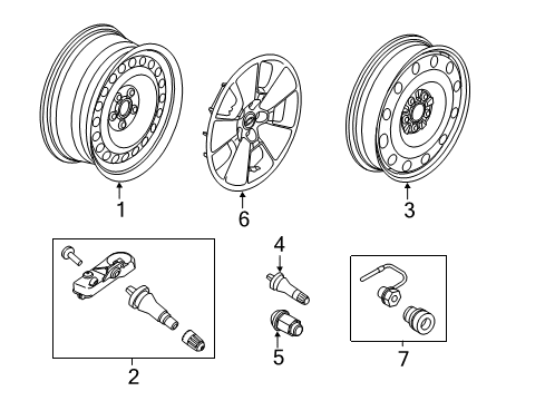 2018 Ford Police Interceptor Utility Wheels Diagram
