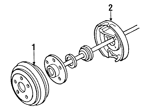 1989 Ford Ranger Rear Brakes Diagram
