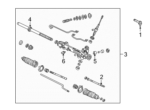 1999 Ford Explorer Steering Column & Wheel, Steering Gear & Linkage Diagram