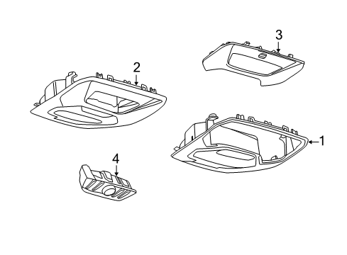 2016 Ford Escape Overhead Console Diagram