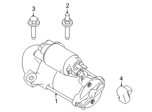 2014 Lincoln MKS Starter Diagram