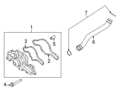 2011 Ford Explorer Water Pump Diagram