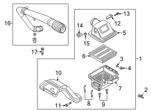 2019 Ford F-150 Air Intake Diagram