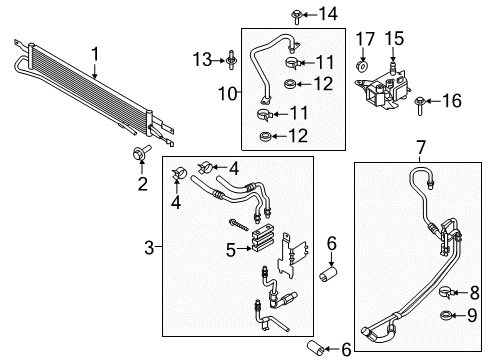 2020 Ford Fusion Trans Oil Cooler Diagram